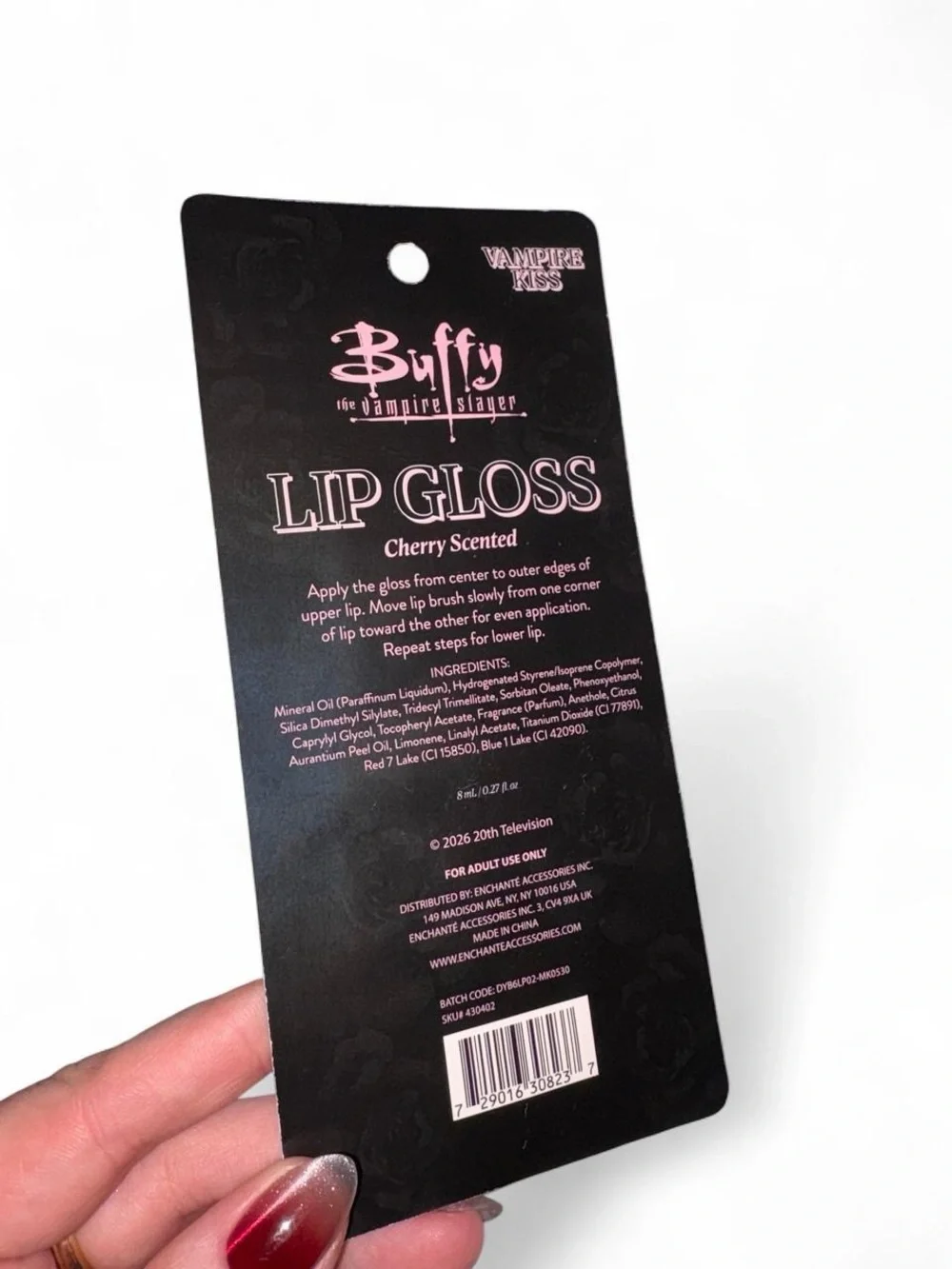 Buffy the Vampire Slayer y2k mall goth Vampire Kiss Lip Gloss 🖤🎀